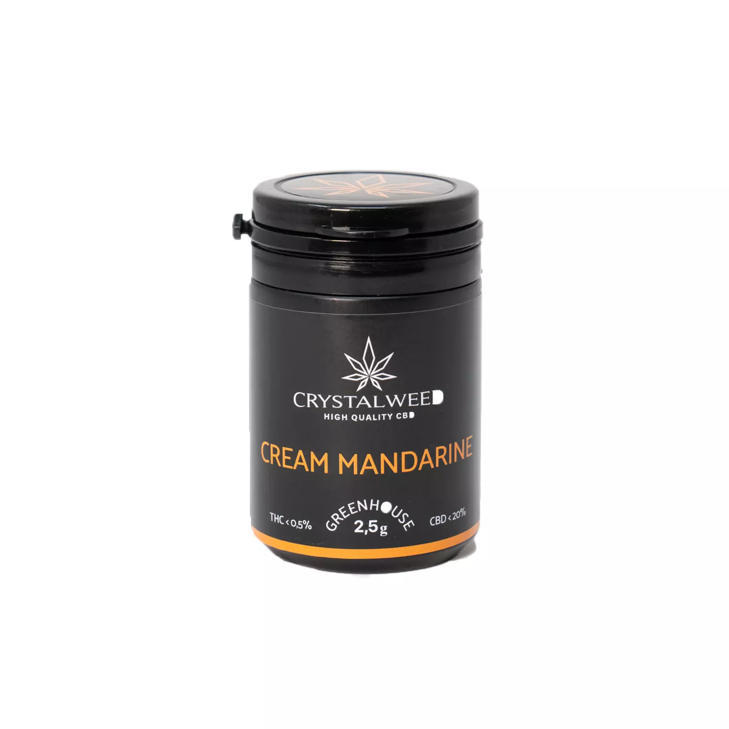 cream mandarine cannabis light 2.5g pot